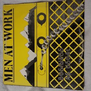 Men At Work Business As Usual Vinyl Record 1982
